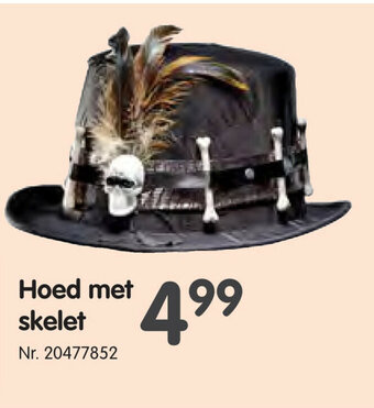 Hoed met skelet