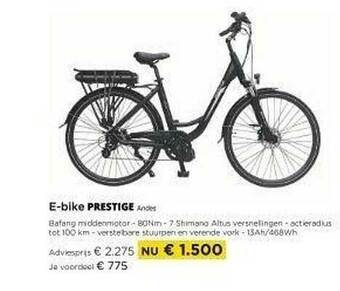 E-bike Prestige