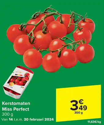 Carrefour Market Kerstomaten Miss Perfect 300g aanbieding