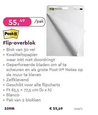 Post-it Flip-overblok