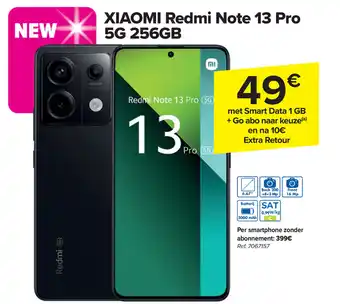 Carrefour XIAOMI Redmi Note 13 Pro 5G 256GB aanbieding