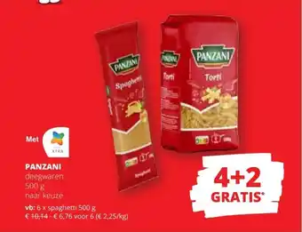 Spar PANZANI deegwaren 500g aanbieding