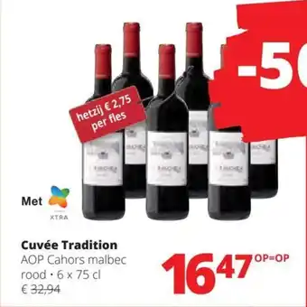 Cuvée Tradition AOP Cahors malbec rood 6 x 75 cl