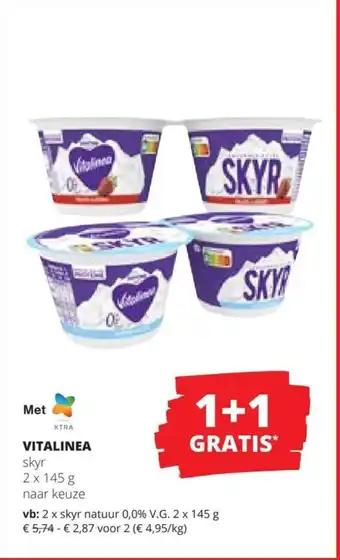 VITALINEA skyr 2 x 145g