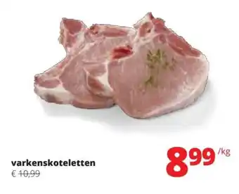 Spar Varkenskoteletten aanbieding