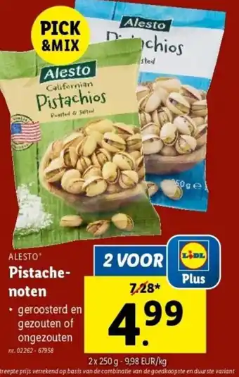 Lidl Pistachenoten aanbieding