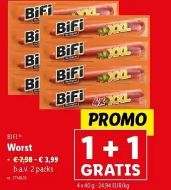 Lidl Worst aanbieding