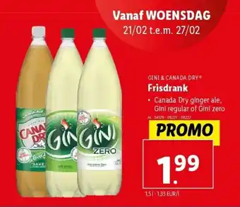 Lidl Frisdrank aanbieding