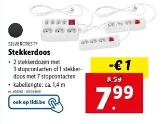 Lidl Stekkerdoos aanbieding