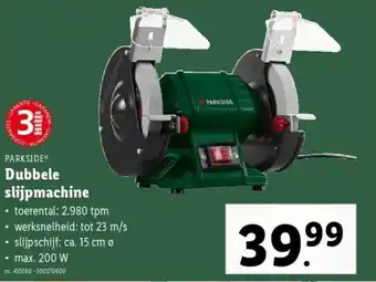 Lidl Dubbele slijpmachine aanbieding