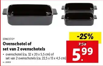 Lidl Ovenschotel of set van 2 ovenschotels aanbieding