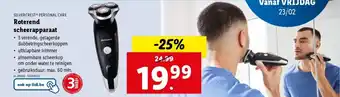 Lidl Roterend scheerapparaat aanbieding