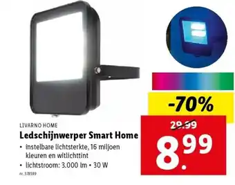 Lidl Ledschijnwerper Smart Home aanbieding