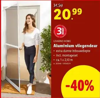 Lidl Aluminium vliegendeur aanbieding