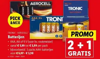 Lidl Batterijen aanbieding