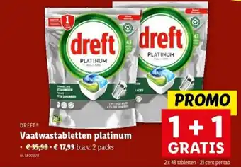 Vaatwastabletten platinum