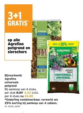 GAMMA Agrofino universele potgrond aanbieding