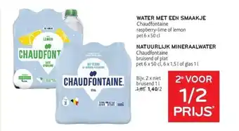 WATER MET EEN SMAAKJE
