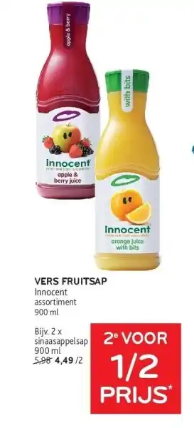 Alvo VERS FRUITSAP aanbieding