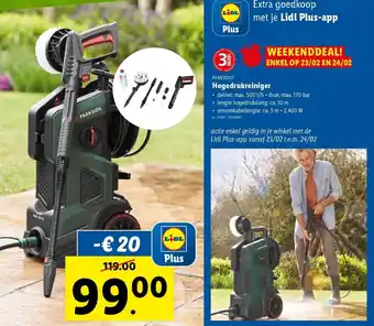 Lidl Hogedrukreiniger aanbieding