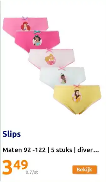 Action Slips aanbieding