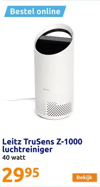 Action Leitz TruSens Z 1000 luchtreiniger 40 watt aanbieding