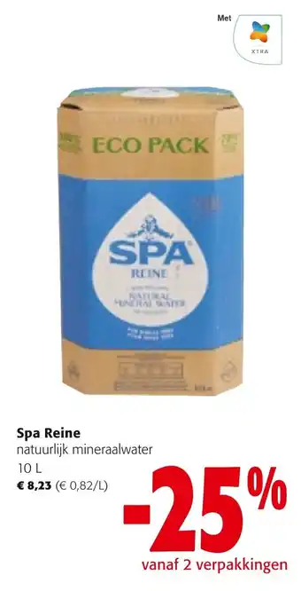 Colruyt Spa Reine natuurlijk mineraalwater aanbieding