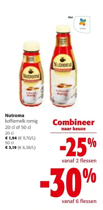 Colruyt Nutroma koffiemelk romig aanbieding