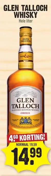 GLEN TALLOCH WHISKY