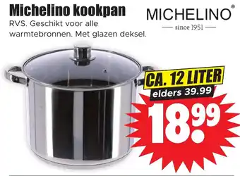 Michelino kookpan CA. 12 liter