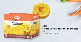 Honig Prof Macaroni gesneden 5 kg