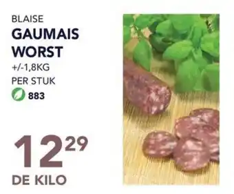 Bidfood BLAISE GAUMAIS WORST aanbieding