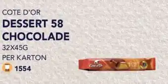 COTE D'OR DESSERT 58 CHOCOLADE 32 X 45G