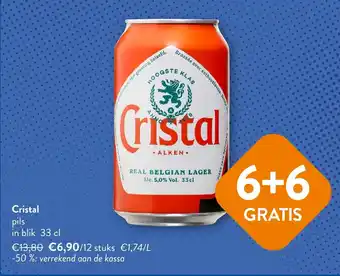 OKay Cristal pils in blik 33 cl aanbieding