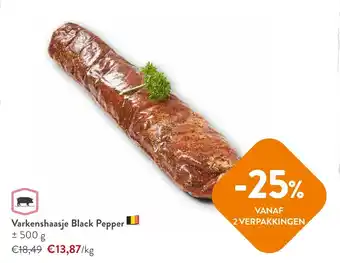 OKay Varkenshaasje Black Pepper 500g aanbieding