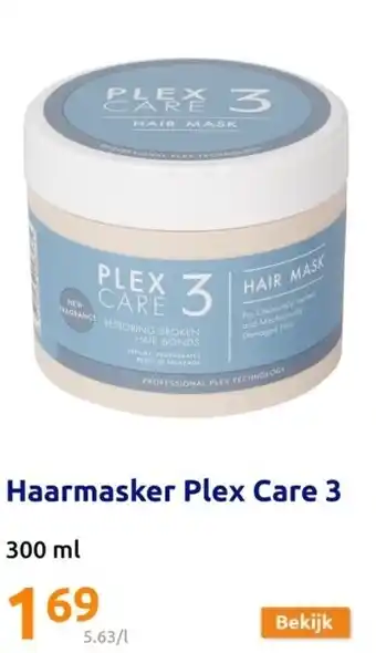 Action Haarmasker Plex Care 3 aanbieding