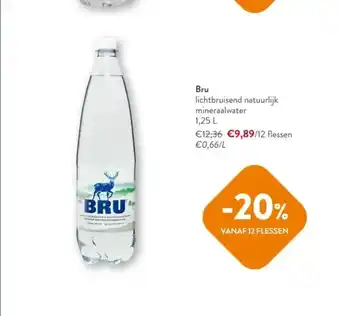 OKay Bru lichtbruisend natuurlijk mineraalwater 1,25 L aanbieding