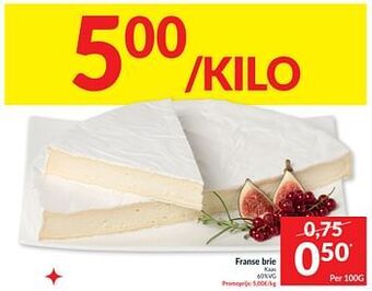 Intermarché Franse brie kaas aanbieding