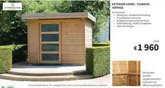 EXTERIOR LIVING TUINHUIS