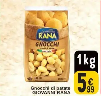 Cora Gnocchi di patate GIOVANNI RANA 1kg aanbieding