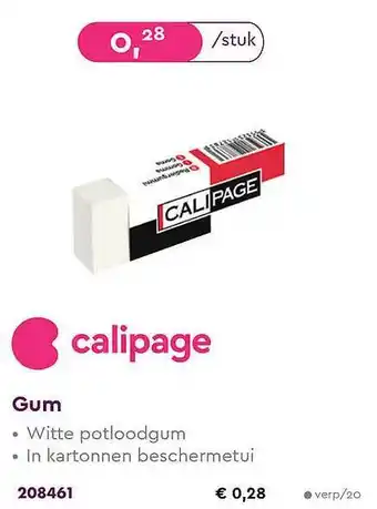 Gum Witte Potloodgum