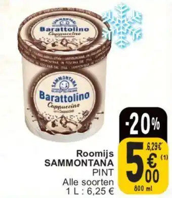 Cora Roomijs SAMMONTANA 800mL aanbieding