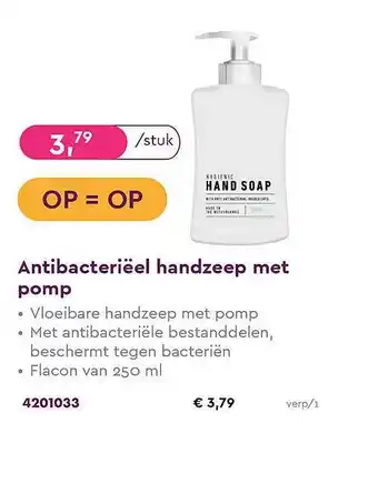 Antibacteriёel Handzeep Met Pomp