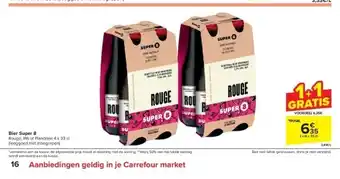 Carrefour Bier Super 8 aanbieding