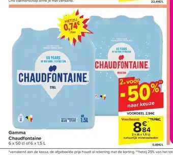 Carrefour Gamma Chaudfontaine aanbieding