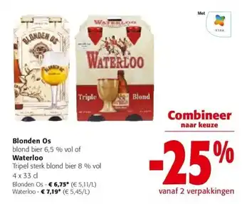Colruyt Blonden Os blond bier 6,5 % vol aanbieding