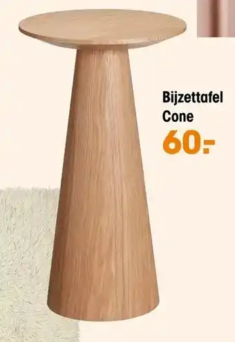 Kwantum Bijzettafel Cone aanbieding