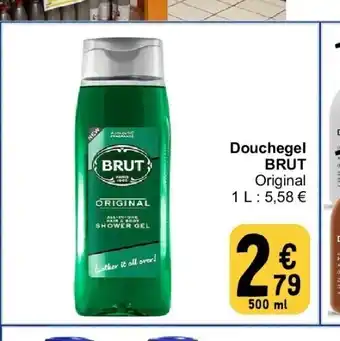 Cora Douchegel BRUT aanbieding