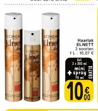 Cora Haarlak ELNETT aanbieding