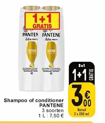 Cora Shampoo of conditioner PANTENE aanbieding